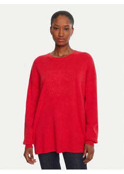 LOLA CASADEMUNT Sweter LF2511004 Czerwony Loose Fit ze sklepu MODIVO w kategorii Swetry damskie - zdjęcie 185570592