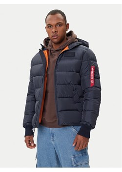 Alpha Industries Kurtka zimowa 118113 Granatowy Regular Fit ze sklepu MODIVO w kategorii Kurtki męskie - zdjęcie 185570633