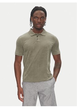 Lindbergh Polo 30-404263 Beżowy Relaxed Fit ze sklepu MODIVO w kategorii T-shirty męskie - zdjęcie 185575320