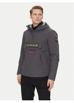 Napapijri Kurtka anorak Rainforest Pocket 2 NP0A4GMD Szary Regular Fit ze sklepu MODIVO w kategorii Kurtki męskie - zdjęcie 185575401