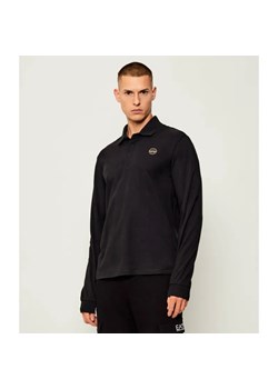 Napapijri Polo E-BADGE LS | Relaxed fit ze sklepu Gomez Fashion Store w kategorii T-shirty męskie - zdjęcie 185576274