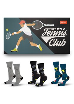 Skarpetki męskie kolorowe SOXO Tenis - 3 pary ze sklepu Sklep SOXO w kategorii Skarpetki męskie - zdjęcie 185579484
