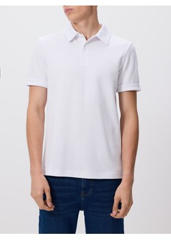 Reserved - Koszulka polo regular fit - złamana biel ze sklepu Reserved w kategorii T-shirty męskie - zdjęcie 185580050