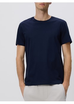 Reserved - T-shirt regular z modalem - granatowy ze sklepu Reserved w kategorii T-shirty męskie - zdjęcie 185580142