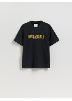Reserved - T-shirt Guns N' Roses - czarny ze sklepu Reserved w kategorii T-shirty męskie - zdjęcie 185580212