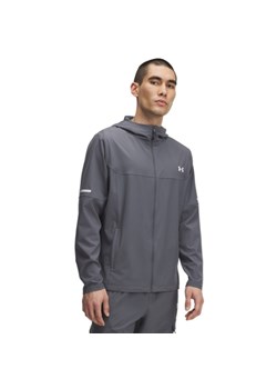 Męska kurtka treningowa Under Armour UA Tech Utility Woven - szara ze sklepu Sportstylestory.com w kategorii Kurtki męskie - zdjęcie 185581193