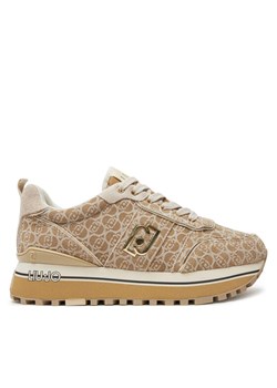 Liu Jo Sneakersy Maxi Wonder 71 BF4003 PX195 Beżowy ze sklepu MODIVO w kategorii Buty sportowe damskie - zdjęcie 185581462