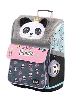 baagl Tornister &quot;Zippy Panda&quot; w kolorze szaro-jasnoróżowym ze sklepu Limango Polska w kategorii Plecaki dla dzieci - zdjęcie 185582224