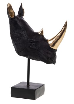 Amadeus Figurka dekoracyjna &quot;Rhinoceros&quot; w kolorez złoto-czarnym - wys. 18 cm ze sklepu Limango Polska w kategorii Dekoracje - zdjęcie 185582283