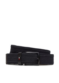 Pasek Męski Tommy Hilfiger Denton Elastic AM0AM12548 Czarny ze sklepu eobuwie.pl w kategorii Paski męskie - zdjęcie 185582543
