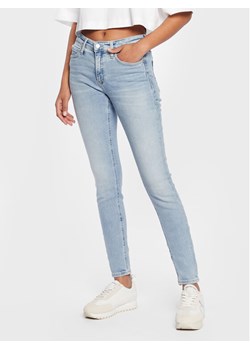 Calvin Klein Jeans Jeansy J20J220246 Niebieski Skinny Fit ze sklepu MODIVO w kategorii Jeansy damskie - zdjęcie 185583484