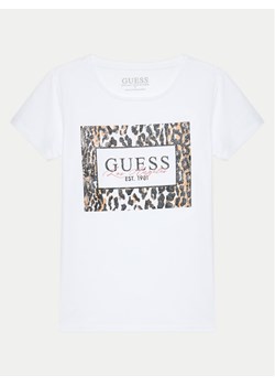 Guess T-Shirt J4BI17 J1314 Biały Regular Fit ze sklepu MODIVO w kategorii T-shirty chłopięce - zdjęcie 185583543