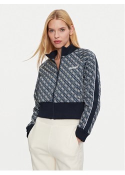 Guess Bluza V4BQ10 KCHW0 Granatowy Regular Fit ze sklepu MODIVO w kategorii Bluzy damskie - zdjęcie 185583592