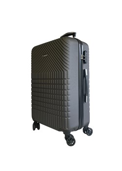popielata walizka średnia  High Class Collection 66 cm ze sklepu Słoń Torbalski w kategorii Walizki - zdjęcie 185584521