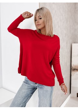 sweter tromso czerwony one size ze sklepu UBRA w kategorii Swetry damskie - zdjęcie 185586821