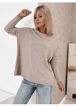 sweter tromso ciemnobeżowy one size ze sklepu UBRA w kategorii Swetry damskie - zdjęcie 185586843