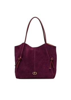 Torebka TWINSET 252TD8350 Bordowy ze sklepu eobuwie.pl w kategorii Torby Shopper bag - zdjęcie 185587194