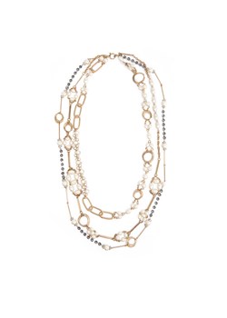Naszyjnik Weekend Max Mara Jabot 2525756065650 Złoty ze sklepu eobuwie.pl w kategorii Naszyjniki - zdjęcie 185587294