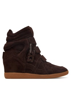 Sneakersy Nokwol Demmi Brązowy ze sklepu eobuwie.pl w kategorii Buty sportowe damskie - zdjęcie 185587333