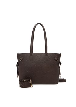 Torebka Valentino Samba Re VBS8ZG01 Brązowy ze sklepu eobuwie.pl w kategorii Torby Shopper bag - zdjęcie 185587334