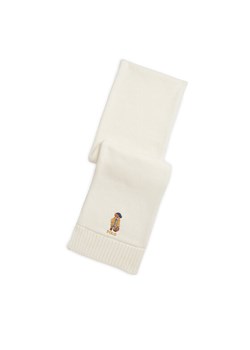 Szalik Polo Ralph Lauren 313978910001 Écru ze sklepu eobuwie.pl w kategorii Szaliki i chusty damskie - zdjęcie 185587342