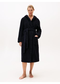 Tommy Hilfiger Szlafrok damski Kobiety Bawełna granatowy jednolity ze sklepu vangraaf w kategorii Szlafroki damskie - zdjęcie 185589602