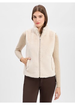 Marie Lund Damska kamizelka ze sztucznego futra Kobiety piaskowy jednolity ze sklepu vangraaf w kategorii Kamizelki damskie - zdjęcie 185589641