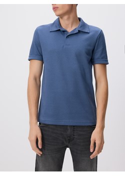 Reserved - Koszulka polo regular fit - niebieski ze sklepu Reserved w kategorii T-shirty męskie - zdjęcie 185590383