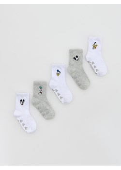 Reserved - Skarpetki Mickey Mouse 5 pack - biały ze sklepu Reserved w kategorii Skarpetki dziecięce - zdjęcie 185590653