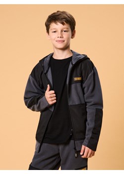 Sinsay - Bluza z kapturem z przeszyciami - szary ze sklepu Sinsay w kategorii Bluzy chłopięce - zdjęcie 185591860