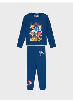 Sinsay - Piżama dwuczęściowa Sonic the Hedgehog - granatowy ze sklepu Sinsay w kategorii Piżamy dziecięce - zdjęcie 185591901