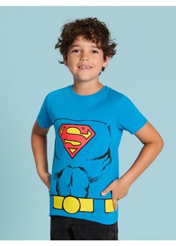 Sinsay - Koszulka SUPERMAN - niebieski ze sklepu Sinsay w kategorii T-shirty chłopięce - zdjęcie 185591970