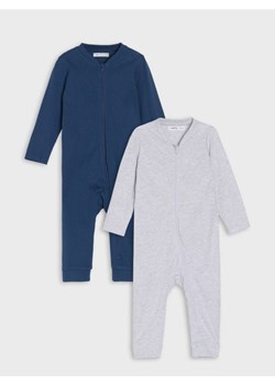Sinsay - Śpiochy w stylu basic zapinane na zamek 2 pack - szary ze sklepu Sinsay w kategorii Body niemowlęce - zdjęcie 185591971