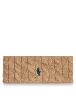 Opaska Polo Ralph Lauren 455981426003 Brązowy ze sklepu eobuwie.pl w kategorii Opaski damskie - zdjęcie 185592160