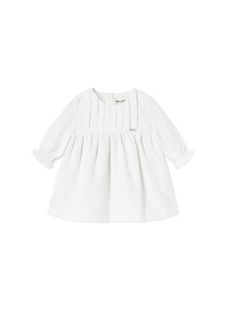 Mayoral Sukienka elegancka 2819 Écru Regular Fit ze sklepu MODIVO w kategorii Sukienki dziewczęce - zdjęcie 185592710