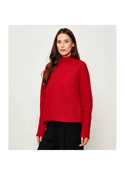 HUGO Wełniany półgolf Surpio | Relaxed fit ze sklepu Gomez Fashion Store w kategorii Swetry damskie - zdjęcie 185594243