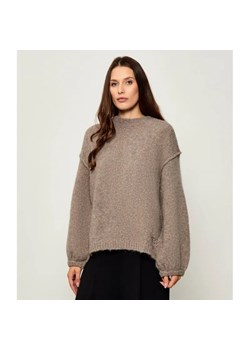HUGO Wełniany sweter Sagarro | Oversize fit ze sklepu Gomez Fashion Store w kategorii Swetry damskie - zdjęcie 185594244