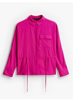 Mohito - Różowa koszula z wiskozą - fuksjowy ze sklepu Mohito w kategorii Koszule damskie - zdjęcie 185595823