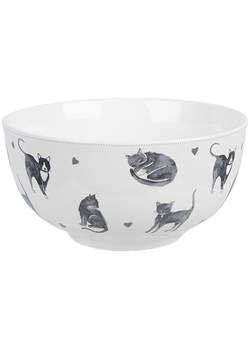 Clayre &amp; Eef Miska w kolorze szaro-białym - 500 ml ze sklepu Limango Polska w kategorii Naczynia - zdjęcie 185596531