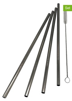 Steel-Function 5-częściowy zestaw: słomki ze szczoteczką do czyszczenia ze sklepu Limango Polska w kategorii Naczynia - zdjęcie 185596623