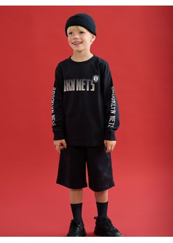 Reserved - Longsleeve Brooklyn Nets NBA - czarny ze sklepu Reserved w kategorii T-shirty chłopięce - zdjęcie 185597582