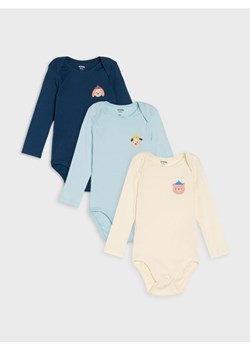 Sinsay - Body 3 pack - kremowy ze sklepu Sinsay w kategorii Odzież dla niemowląt - zdjęcie 185598282