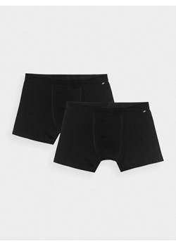 Męskie bokserki (2-pack) 4F 4FWMM00UBXSM059 - czarne ze sklepu Sportstylestory.com w kategorii Majtki męskie - zdjęcie 185598520