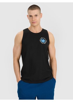 Męski top oversize 4F 4FWSS25TSLEM122 - czarny ze sklepu Sportstylestory.com w kategorii T-shirty męskie - zdjęcie 185598693