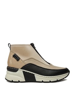Rieker Sneakersy N6352-60 Beżowy ze sklepu MODIVO w kategorii Botki - zdjęcie 185598923