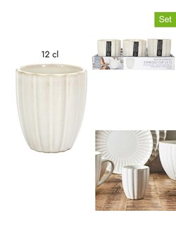 Make a Wish Kubki (4 szt.) w kolorze biało-beżowym do espresso - 120 ml ze sklepu Limango Polska w kategorii Dzbanki i zaparzacze - zdjęcie 185600444