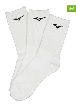Mizuno Skarpety sportowe (3 pary) w kolorze białym ze sklepu Limango Polska w kategorii Skarpetki męskie - zdjęcie 185600794