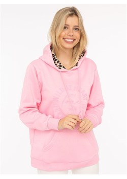 Zwillingsherz Bluza &quot;Wild at heart&quot; w kolorze jasnoróżowym ze sklepu Limango Polska w kategorii Bluzy damskie - zdjęcie 185600883