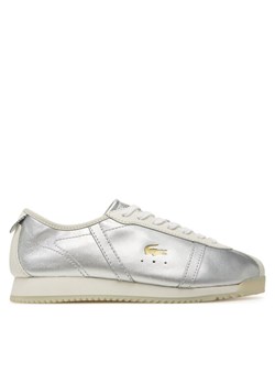 Sneakersy Lacoste Club-Low 7-50SFA0062 Srebrny ze sklepu eobuwie.pl w kategorii Buty sportowe damskie - zdjęcie 185600934