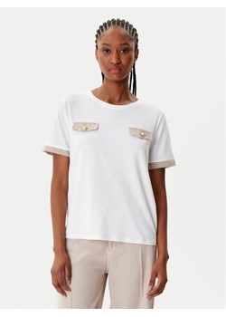 Morgan T-Shirt 252-DAEL Biały Regular Fit ze sklepu MODIVO w kategorii Bluzki damskie - zdjęcie 185602922
